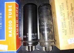 6L6 tubes metal 2 pcs tested NOS Tung-Sol GE Ken-Rad JAN