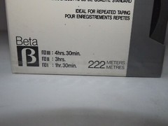 Lot of 2 Sony Betamax ES L-750 Beta Recording Cassette Tape ES Dynamicron &