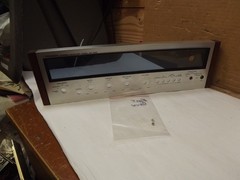 pioneer sx 525 receiver part Front Face Cover w/ screws