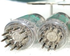 G.E JAN 12AX7WA Tubes NOS (Lot of 5pcs)