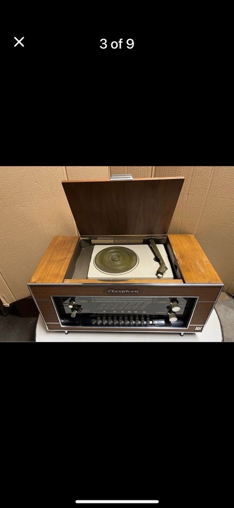 Vintage Italian Radio EP-1112 AM/FM/SW1,2 Radio Tested Works