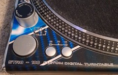 Stanton STR8-100 Professional DJ Digital Turntable w/ Power Cord & Travel Case