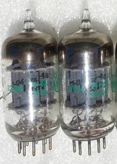 G.E JAN 12AX7WA Tubes NOS (Lot of 5pcs)
