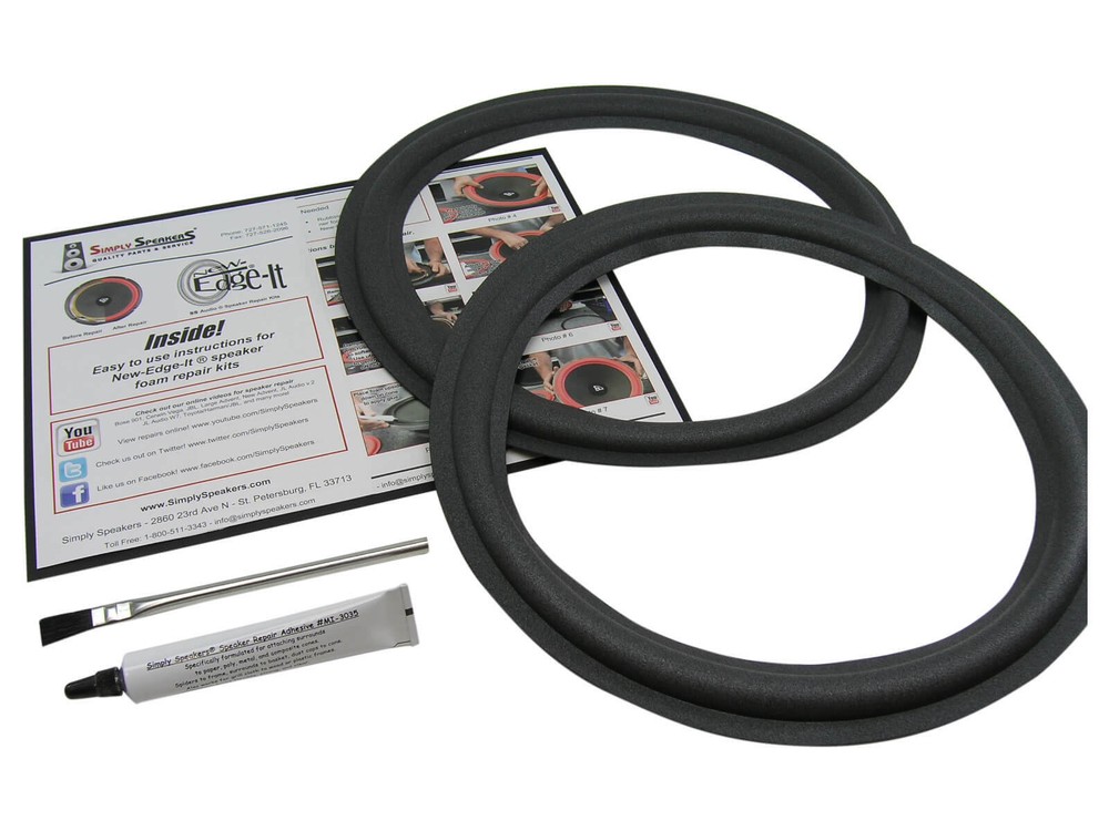 JBL L-100 L-100T 12″ Woofer Speaker Foam Edge Replacement Repair Kit # FSK-2214