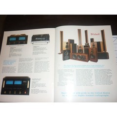Vintage McIntosh XD717 XD715 Speaker Audio Equipment Brochure Catalog Spec Sheet