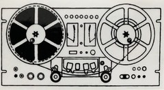 Pioneer RT-707 and RT-701 Transport Threading Sticker