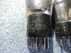 9 RCA Arcturus Westinghouse Slyvania etc Vacuum Tubes 7Y4 76 53 41
