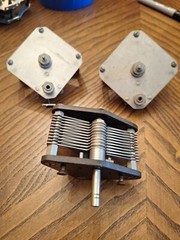 1920s Battery Set AM Band TRF Tuning Condensers Sterling
