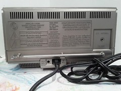 Vintage General Electric Portable 5″ VHF/UHF TV FM/AM Radio (no. 7-7150B)