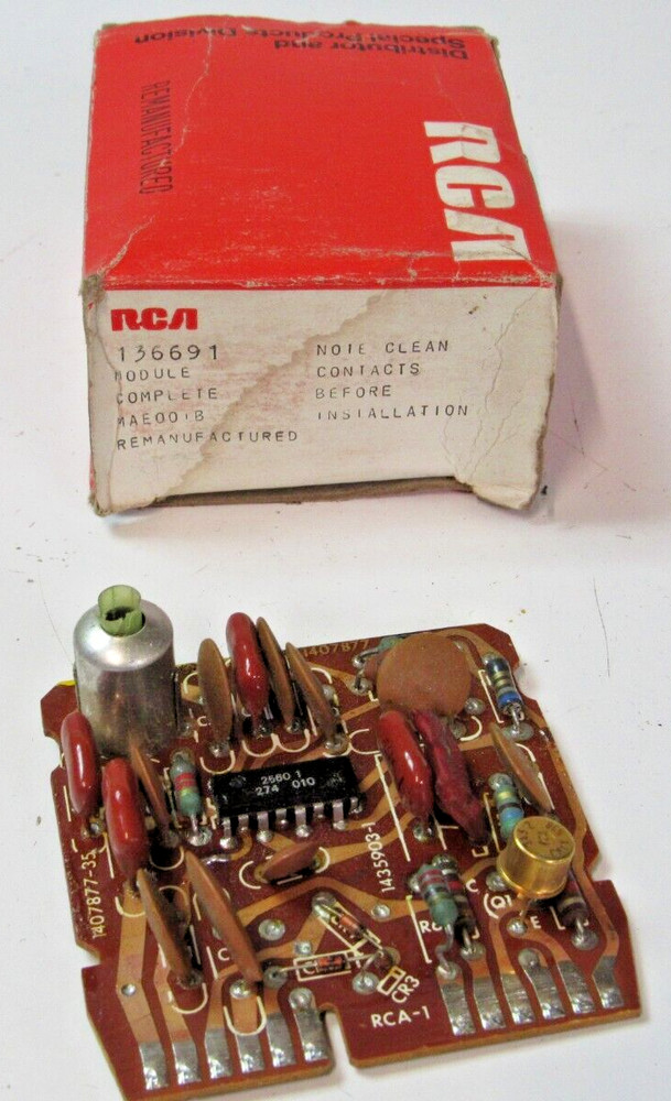 Vintage RCA 136691 Module Circuit Board Television Replacement Part TV4