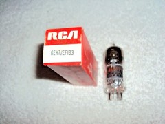 NOS RCA 6EH7 / EF183 Vacuum Tube