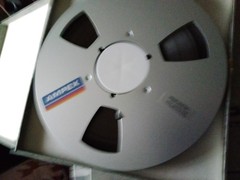 👀 (1) Vtg AFRTS AMPEX 456 Grandmaster Size 1/4″ Tape Reel 10-1/2″ 👀