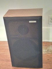 Pioneer CS-G104A 2-Way Bookshelf Stereo Speakers Pair Tested Working Woodgrain