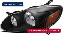 Headlights Assembly Compatible with 2003 2004 2005 2006 2007 2008 Toyota Corolla