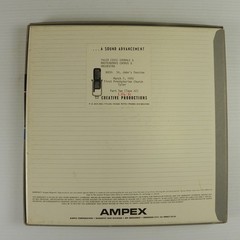 Lot of 4 Ampex 407 Mastering Tape 1/4″ x 10-1/2″ Reel to Reel /Metal Reel NAB