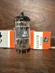 12AX7A/7025 Mullard “GE” /TV7 tested NEW (1) NOS tube lot Blackburn Factory