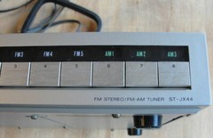 SONY ST-JX44 FM Stereo / FM / AM Tuner Quartz Lock Digital Synthesizer JAPAN