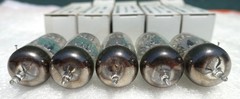 G.E JAN 12AX7WA Tubes NOS (Lot of 5pcs)