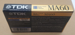 TDK MA 60 Metal Cassette Blank Tape Type IV Sealed Made in Japan Vintage