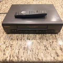 Panasonic PV-7451 Omnivision Blue Line VHS with Remote and RCA Cables- Tested
