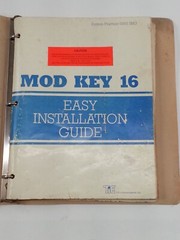 Vtg 1980s TIE Communications Mod Key 16 Manual Guide Telephone EK516