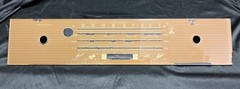 VINTAGE GRUNDIG MAJESTIC – Hi-Fi SOUND TUBE RADIO – Replacement Glass Insert