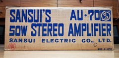 Sansui AU-70 Stereophonic Amplifier – Survivor w Original Box (READ DESCRIPTION)