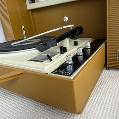 General Electric Wildcat Solid State Stereo Record Player Vintage TESTED WORKING