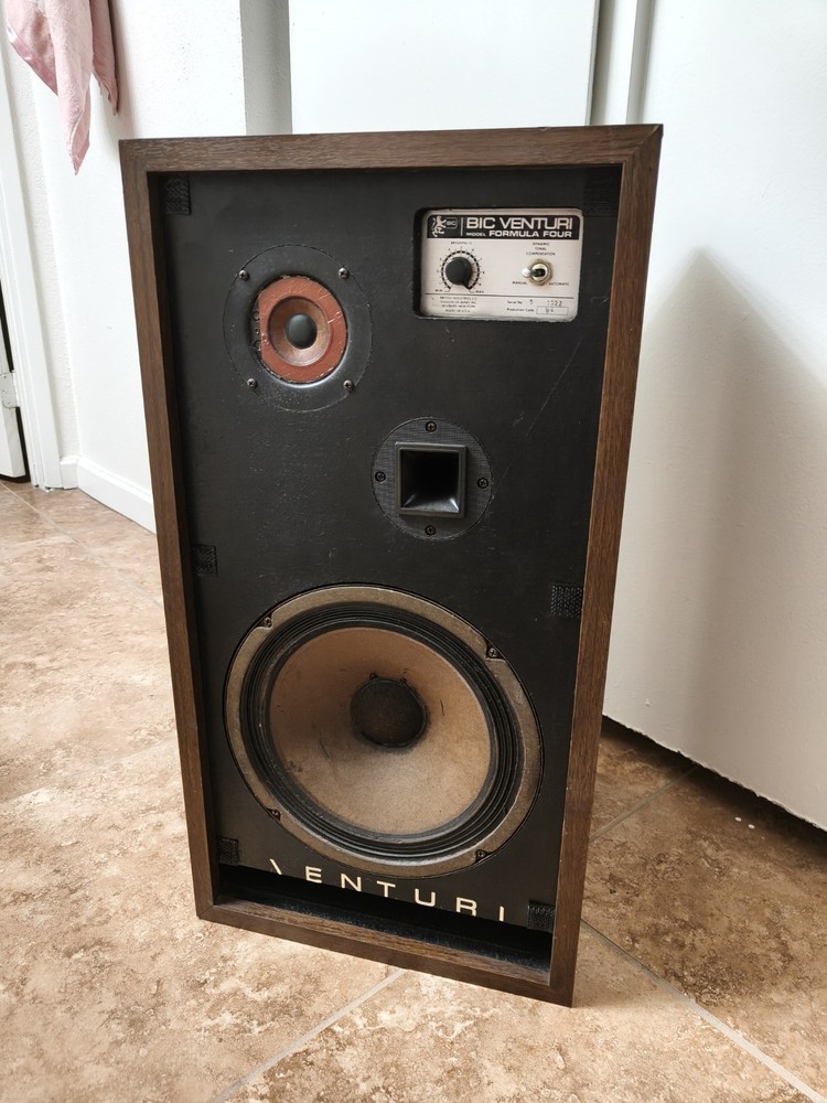 Vintage BIC Venturi Formula 4 Speaker – Single