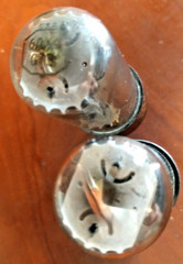 lot of 2 Tubes 6AX4GTB NOS RCA radio audio 1960s vintage vacuum tubes valves USA