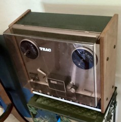 Vintage Teac 3300 Reel to Reel Recorder Tinted Plastic Dust Cover **Only