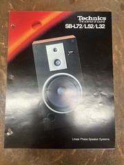 Technics SB-L72 SB-L52 SB-L32 Speaker Sales Brochure *Original*
