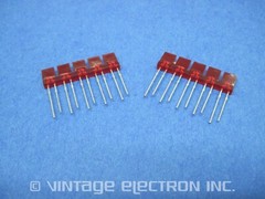 (2) Red LED Meter Strips (5 LED’s Each): Measure 5mm X 2mm, Overall 29mm x 2.8mm