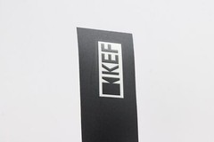 KEF Speaker logo badge Sticker Decal waterproof 32mm(1.25″) X 14mm(0.55″)