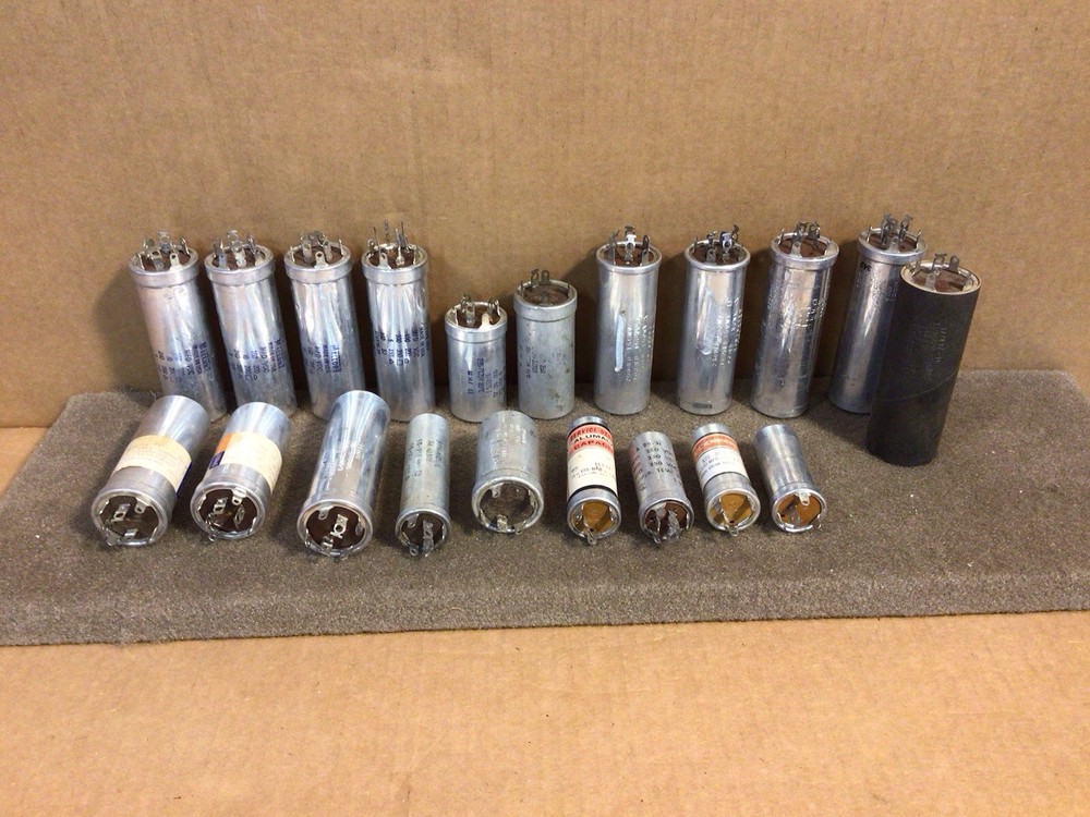 (20) Sprague, Mallory. Multi Section Can Capacitors (Many Pairs 250 To 100v).