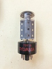Sylvania 7591 7591A NOS Excellent Testing Values Red Prints