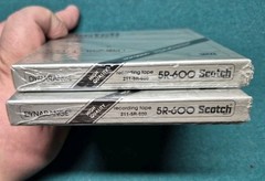 QTY 2 BRAND NEW 5R-600 Scotch Dynarange 600 ft Reel to Reel SEALED SBIN