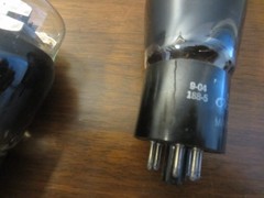 Pair of Admiral by GE 6Y6G Tubes – Same Date Code – Hickok Tested