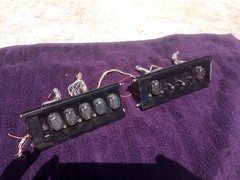 2 EACH 5 nixie tube holder , nixie tubes NIXIE TUBE SOCKETS