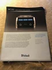 ORIGINAL MCINTOSH-MC303 THREE CHANNEL POWER AMPLIFIER D916