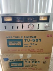 Denon TU-501 Vintage Audio Tuner + Original 2 Boxes RARE !!!