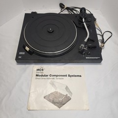 MCS (Technics) 683-6601 DIRECT DRIVE Auto Turntable w/SHURE CART + Manual *READ*