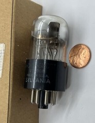 Sylvania JAN CHS 6H6GT/G / VT -90A VACUUM TUBE NOS NIB ( 1pc ) IN ORIGINAL BOX