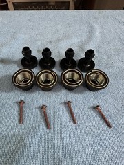 Technics SL-Q303 Vintage Turntable parts original Isolation feet From Japan