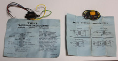 Thordarson TR 1 transistor output transformer NOS 500 Ohms CT To 500 Ohms CT
