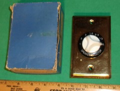 MARTRONICS Inc. Rotary Wall-Mount Speaker Selector Switch for Custon Hi Fi NOS