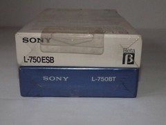 Lot of 2 Sony Betamax ES L-750 Beta Recording Cassette Tape ES Dynamicron &