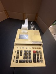 Vintage Sharp Compet QS-2181 Electronic Printing Calculator