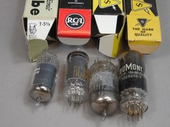 LOT of 20 Mixed GE Tung-Sol RCA Vintage Electron Tube 6AU6A 6DS5 IR5 6J6A 6CL8