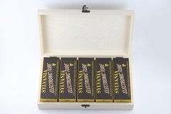SYLVANIA Vacuum Tube Storage Wooden Box +5pcs free boxes for 2A3 245 6L6G white